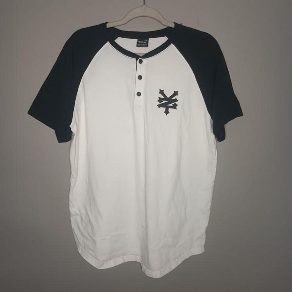 Zoo york whiteblack baseball tee